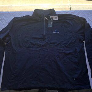 Cutter and Buck Illinois 1/4 Zip Sweater-3XL
